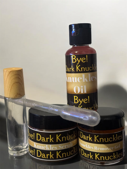 Bye Dark Knuckles Set With Roller Bottle + Pipette